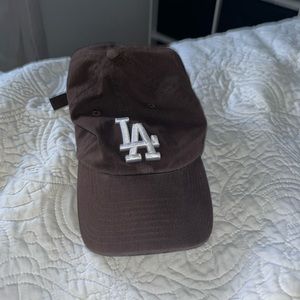 Brown LA Dodgers Ballcap